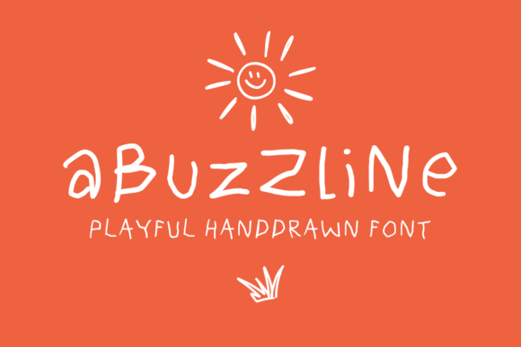 Abuzzline: A Playful Script Font for Editorial Design