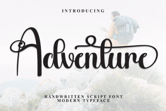 Adventure Font: A Warm Script for Editorial Design