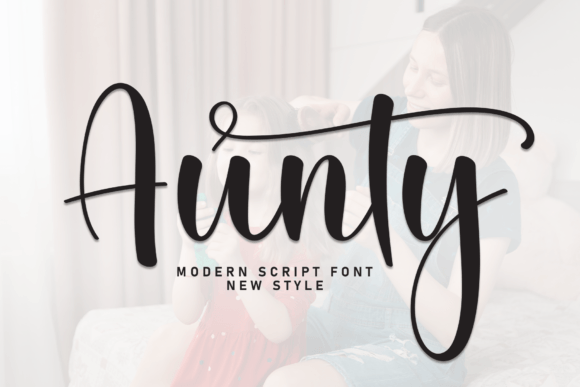 Aunty: A Handwritten Script Font That Feels Human, Not Hype