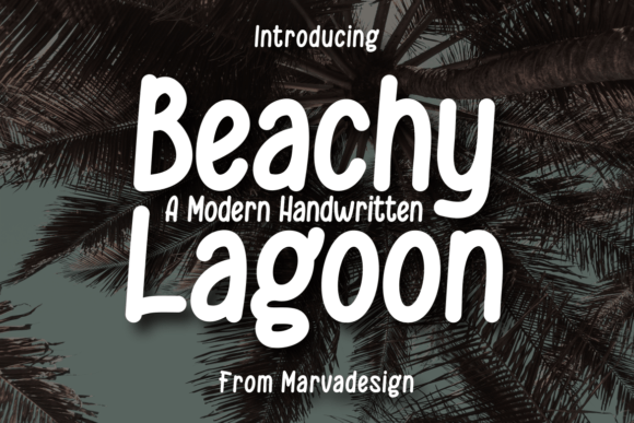 Beachy Lagoon: A Handwritten Font That Feels Like Sunlight on Paper