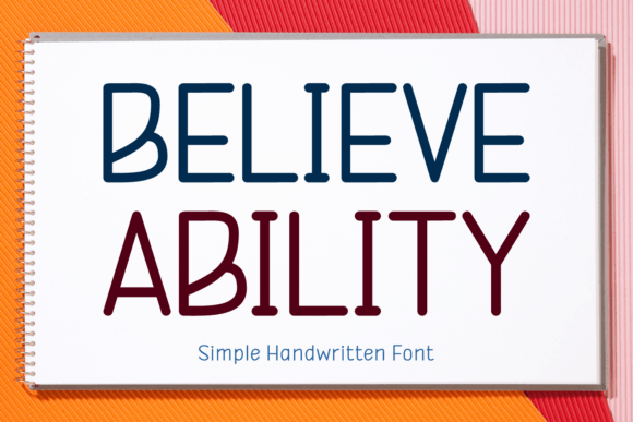 Believe Ability: A Friendly, Polished Script Font for Small Businesses