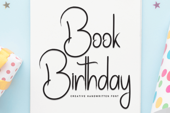 Book Birthday: A Handwritten Font That Feels Like Real Ink