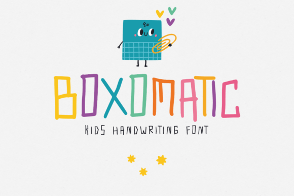 Boxomatic: A Playful Font for Editorial Design