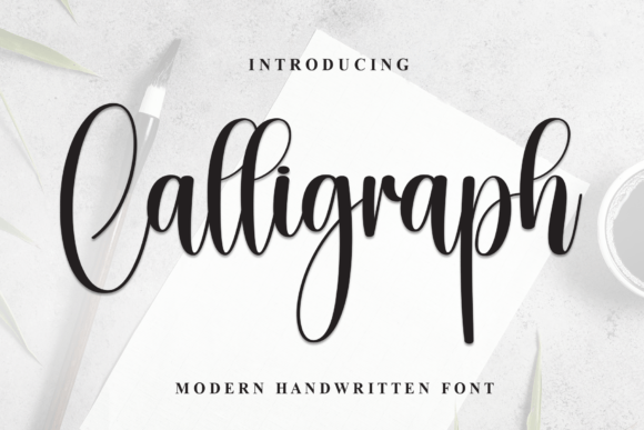 Calligraph: A Handwritten Script Font That Breathes Grace Into Every Layout