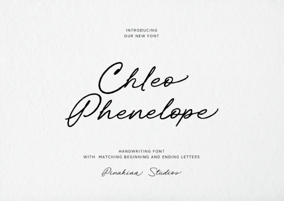 Chleo Phenelope: A Handwritten Script Font That Feels Like a Signature