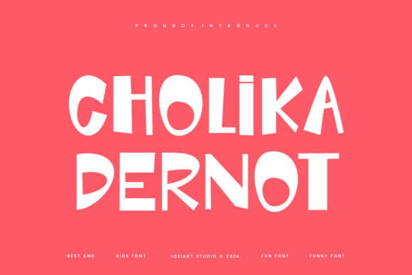 Cholika Dernot: A Handwritten Font That Feels Like a Warm Hello
