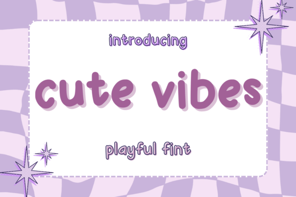 Cute Vibes: A Playful Sans Serif Font for Friendly Digital Brands