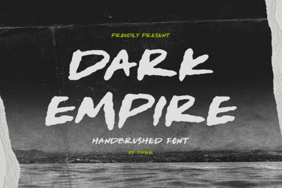 Dark Empire: A Hand-Brushed Typeface for Editorial Edge