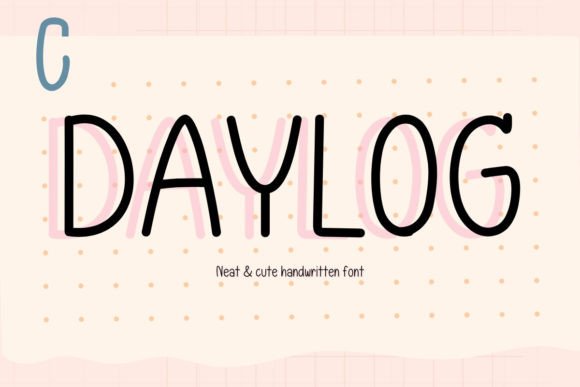 Daylog: A Handwritten Script Font for Warm, Readable Editorial Design