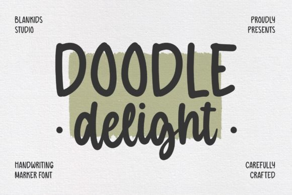 Doodle Delight: A Rounded Marker Script Font for Warm, Human-Centered Design