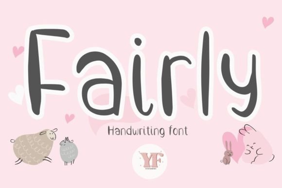 Fairly Font: Hand-Drawn Charm for Handmade Labels & Printables