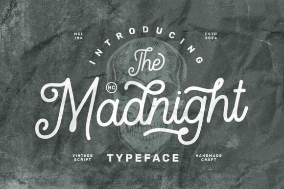 Hc Madnight: A Vintage Script Font That Elevates Digital Branding
