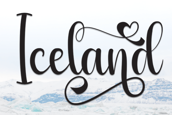 Iceland: A Friendly Handwritten Font for Small Business Branding