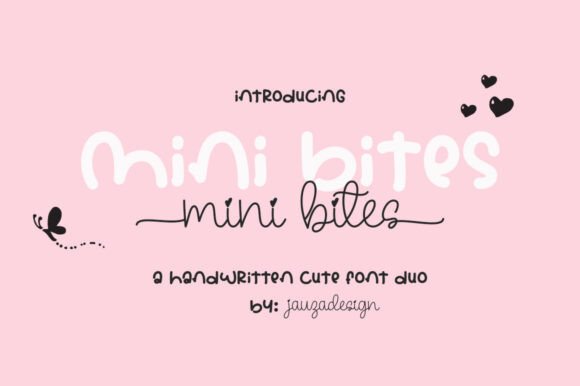 Mini Bites: A Sweet, Handwritten Font That Elevates Small Business Branding