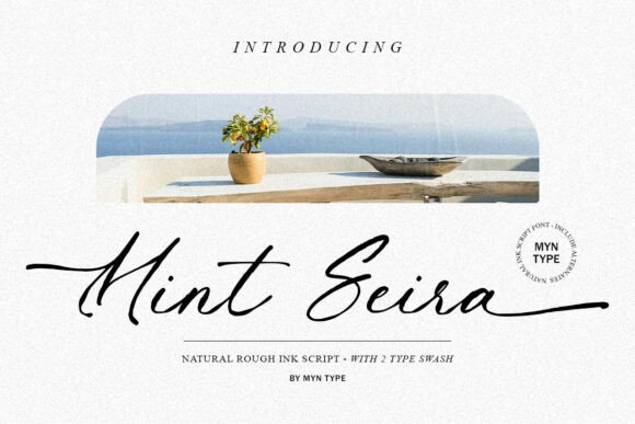 Mint Seira: A Handwritten Script Font That Feels Like Your Brand’s True Voice
