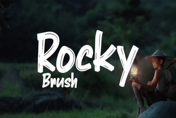 Rocky Brush: A Bold Script Font That Actually Works in Real Branding