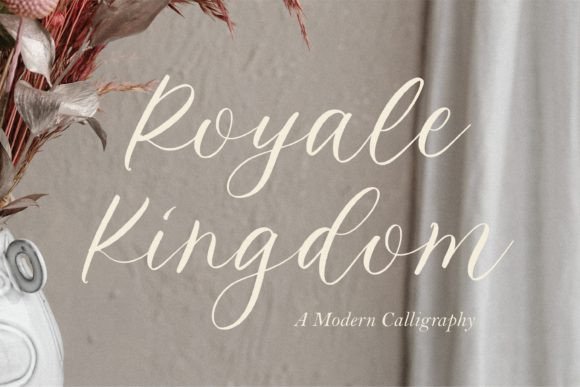 Royale Kingdom: A Modern Calligraphy Font That Elevates Your Brand