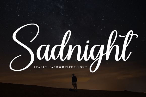Sadnight: A Sweet Handwritten Font for Makers