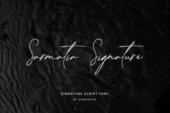Sarmatia Signature: A Timeless Script Font for Digital Design