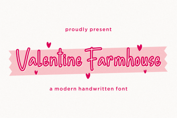 Valentine Farmhouse Font for Handmade Brands
