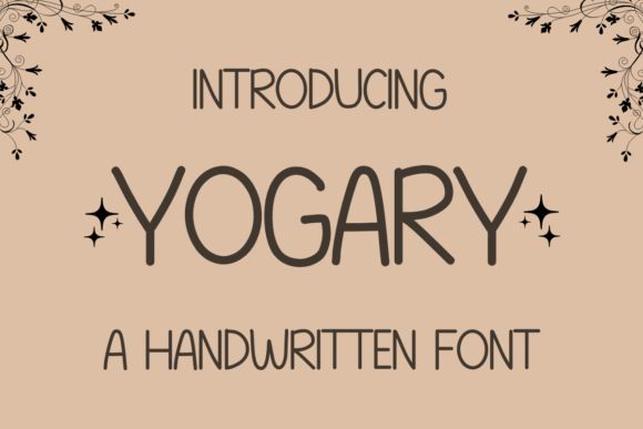 Yogary: A Handwritten Font That Feels Like a Real Design Partner